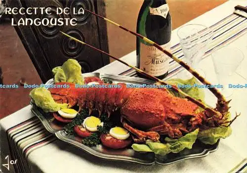 D179629 Recette de la Langouste. Jos. Iris. Mexichrom