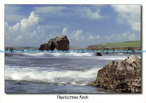 D179647 Thurlestone Rock. Küstenkarten. Tim Stanger. L.R.P.S