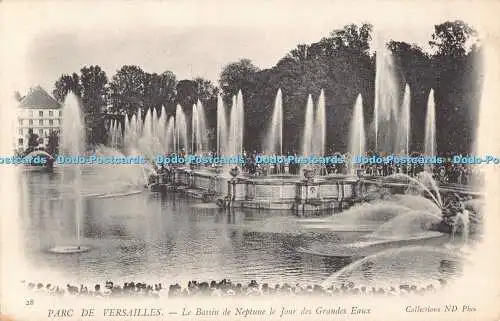 R192062 Parc de Versailles Le Bassin de Neptune le Jour des Grandes Eaux ND Phot