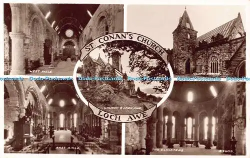 R192065 St Conans Church Loch Awe Valentines RP Valentines Multi View