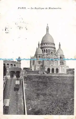 R192067 Paris La Basilique de Montmartre 1908