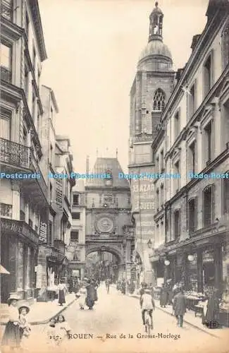 R192068 117 Rouen Rue de la Grosse Horloge Imp E Le Deley