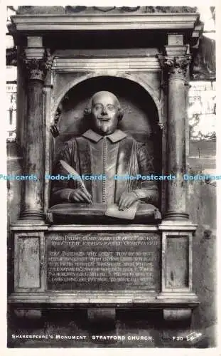 R192076 Shakespeares Monument Stratford Kirche Walter Scott RP