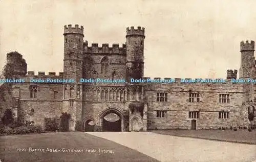 R192253 1971 Battle Abbey Gateway from Inside Swain Castle Series Sepio Style Sa