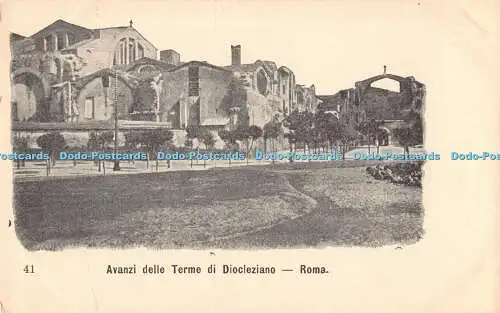 R192291 Avanzi delle Terme di Diocleziano Roma