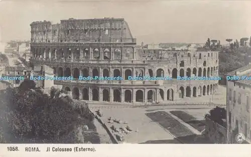 R192316 1058 Roma Colosseo Esterno N P G