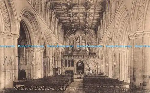 R192328 St Davids Cathedral Nave East Mendus No 27915 1958 Friths Series