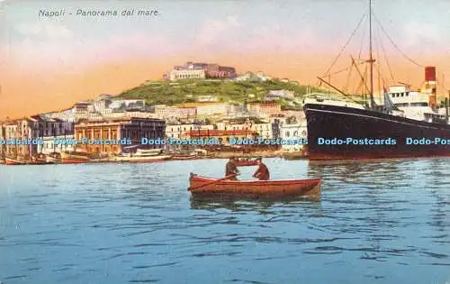 R193840 Napoli Panorama del mare Ditta R Zedda di V Carcavallo