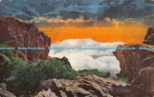 R192365 2910 Sunrise from the Summit Mt Tamalpais California Edw H Mitchell