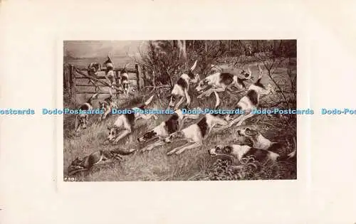 R192382 Dogs Rotary Photographic Plate Sunk Gem Series Rotary Photo