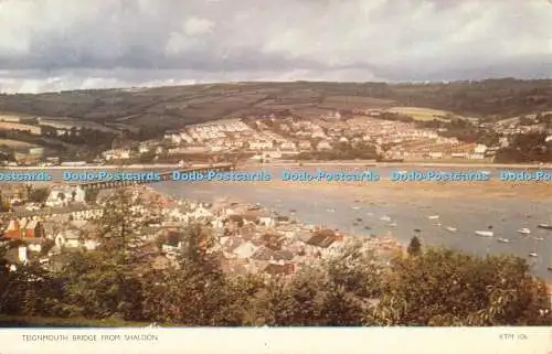 R192418 Teignmouth Beach von Shaldon Cotman Color Jarrold