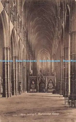 R192433 41996 Nave Looking E Westminster Abbey J V Valentines Series 1911