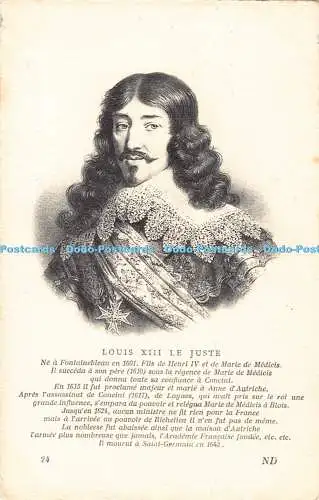 R192475 Louis XIII Le Juste Levy et Neurdein Reunis