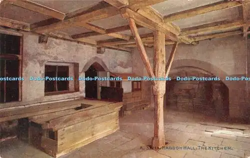 R193978 A 33244 Haddon Hall The Kitchen Celesque Series Photochrom