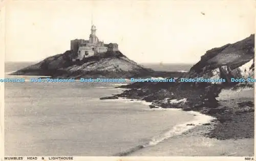 R192519 Mumbles Head and Lighthouse Photochrom 1930