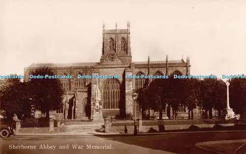 R192547 Sherborne Abbey and War Memorial RP