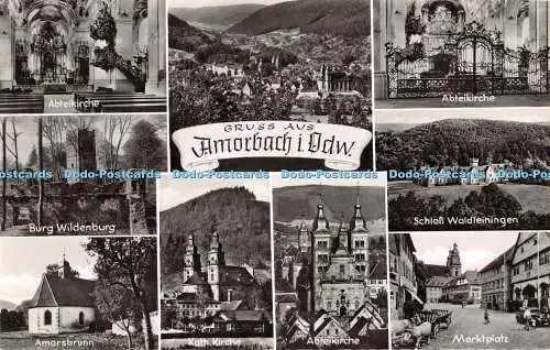 R194056 Gruss aus Amorbach i Odw Wilhelm Gerling sen Aqfa Multi View