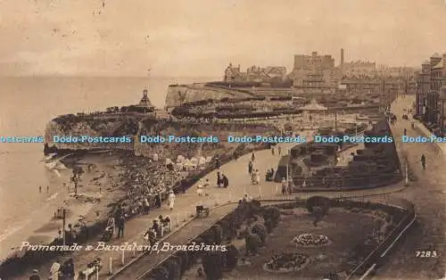 R192633 Promenade und Musikpavillon Broadstairs J R Gale 1923