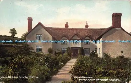 R194148 33688 Nr Budleigh Salterton Hayes Barton Geburtsort von Sir Walter Raleig