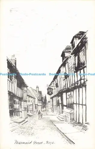 R192674 Mermaid Street Rye Norman Pencil Sketch