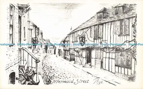 R192676 Mermaid Street Rye Norman Pencil Sketch