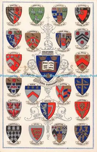 R192688 Oxford University Arms of the Colleges of Oxford