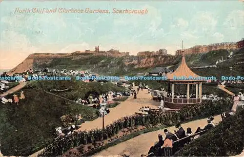 R192692 North Cliff and Clarence Gardens Scarborough Valentines Serie 1910