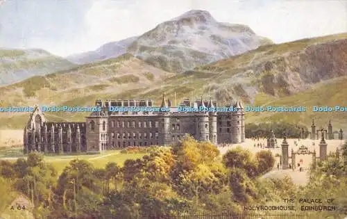 R192698 The Palace of Holyroodhouse Edinburgh Valentinstag Kunst Farbpostkarte