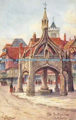 R192703 Baness The Poultry Cross Salisbury The Artist Series J W Ruddock