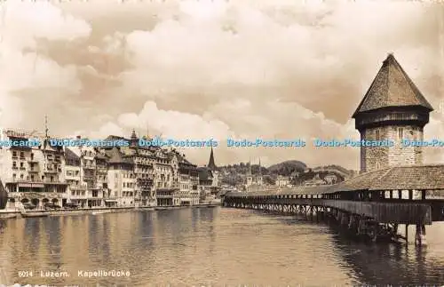 R194248 6014 Luzern Kapellbrücke Goetz 1934