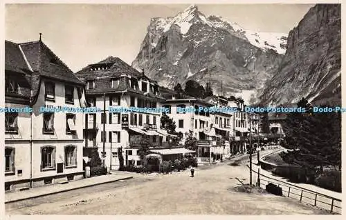 R194254 Grindelwald mit Wetterhorn R Schudel Suisse 1730 B R B 3 10 1939