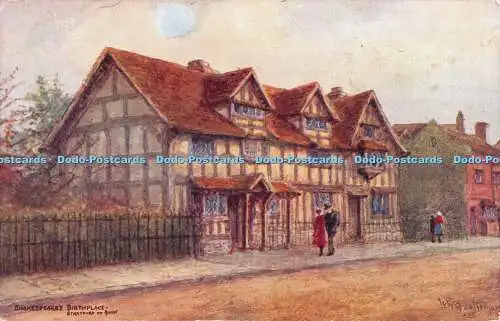 R192785 Shakespeares Geburtsort Stratford auf Avon W W Quatremain Lachs