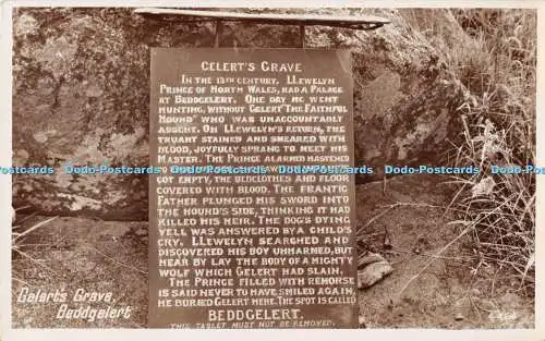 R194274 Gelers Grave Beddgelert English Series Precision