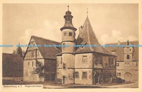 R194341 Rothenburg A T Hegereiterhaus E Albrecht