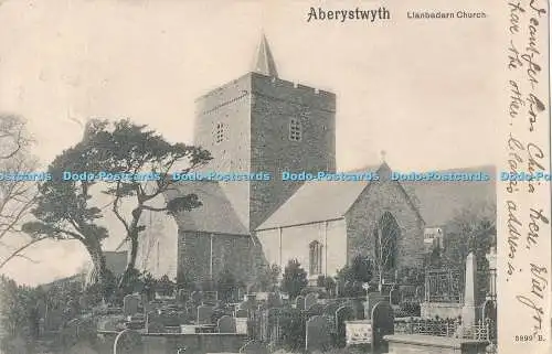 R192910 Aberystwyth Llanbadarn Kirche Pfau Platino Foto