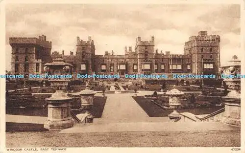 R194382 Windsor Castle East Terrace Photochrom