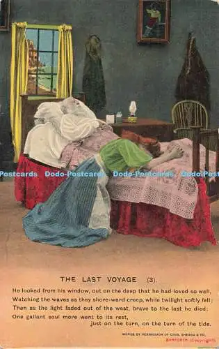 R195415 The Last Voyage 3 Bamforth Series No 4641