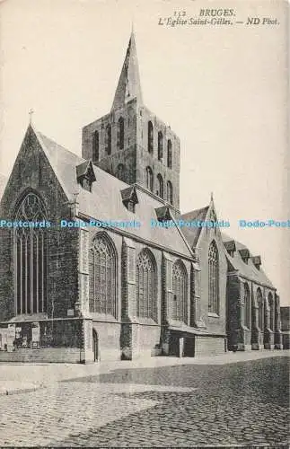 R195441 Brügge LEglise Saint Gilles ND Phot