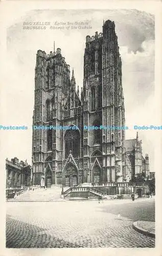 R195442 Brüsseler Kirche Ste Gudule V A