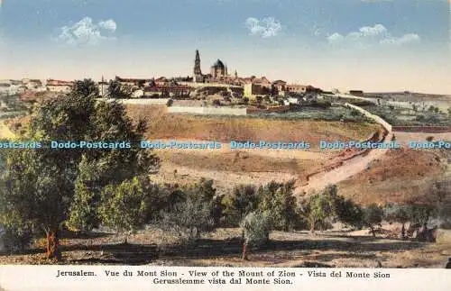 R194417 Jerusalem Blick auf den Berg Zion