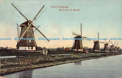 R192971 Rotterdam Molens aan de Boezem Dr Trenkler 1907