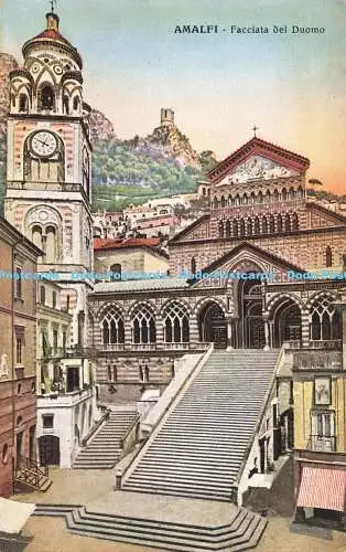 R195497 Amalfi Facciata del Duomo Ris D Trampetti 5016