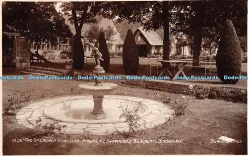 R194474 6936 The Cherubin Fountain Madame de Navarros Residence Broadway Donlion