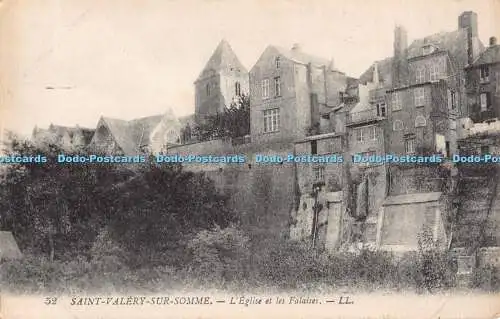 R193072 Saint Valery Sur Somme lEglise et les Falaises LL Levy Fils
