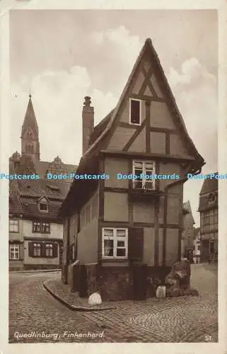 R195573 Quedlinburg Finkenherd Nr 51 Franz Lohse