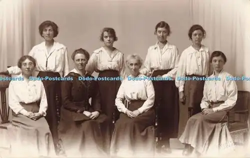 R194567 Gruppenfoto Frauen alte Fotografie Postkarte