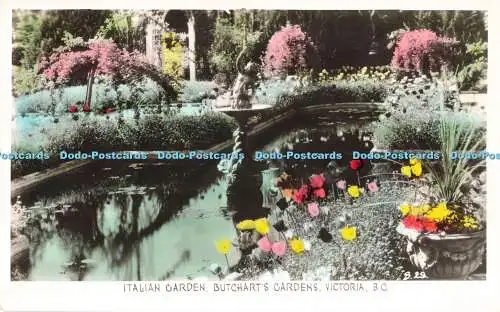 R194576 Italian Garden Butcharts Gardens Victoria B C Gowen Sutton