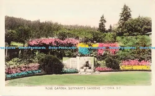 R194579 Rose Garden Butcharts Gardens Victoria B C Gowen Sutton