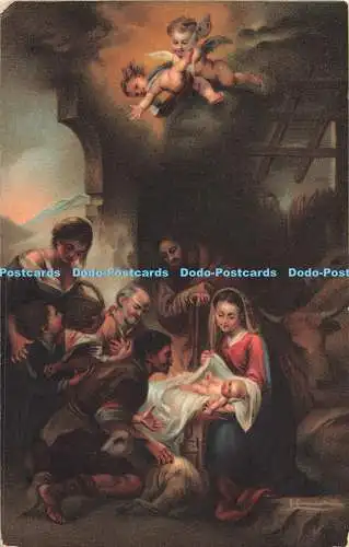 R195609 The Nativity Murillo Sevilla Misch Worlds Galeries Series No 1089 1907