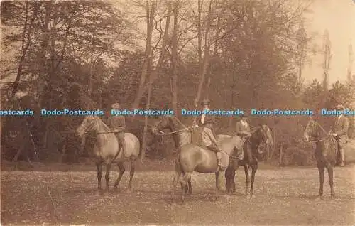 R197145 Pferde Menschen alte Fotografie Postkarte